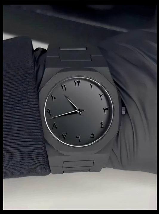 Arabic Luxury Black Watch for Men