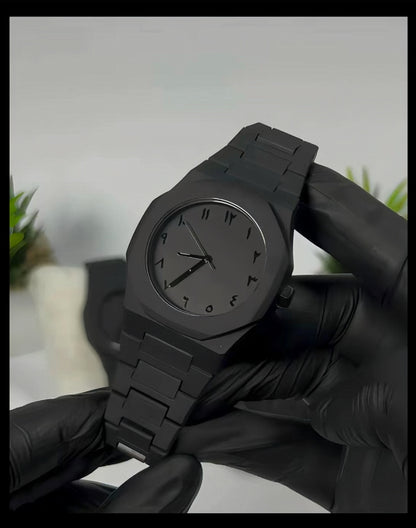 Arabic Luxury Black Watch for Men