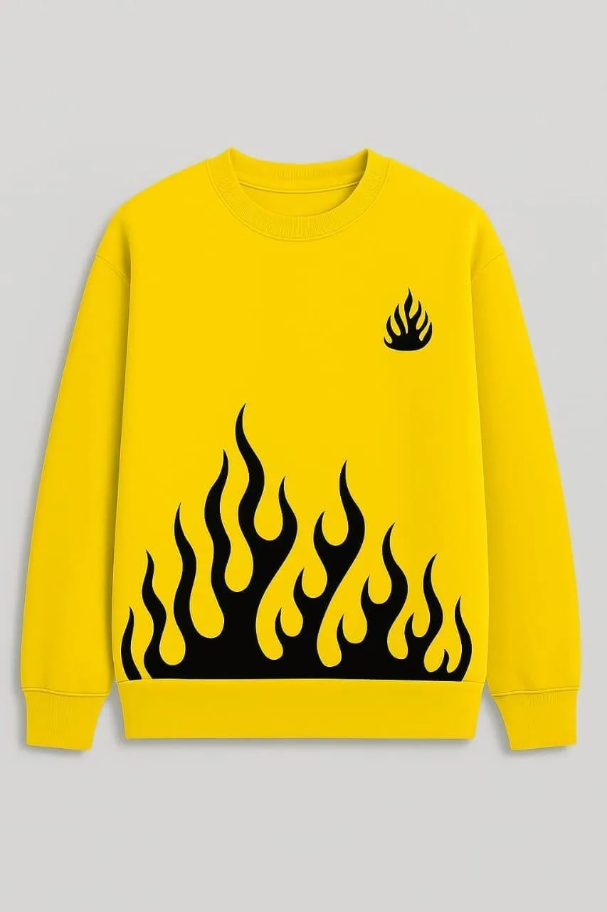 2 Pcs Men's Fleece Printed Sweatshirt Track Suit